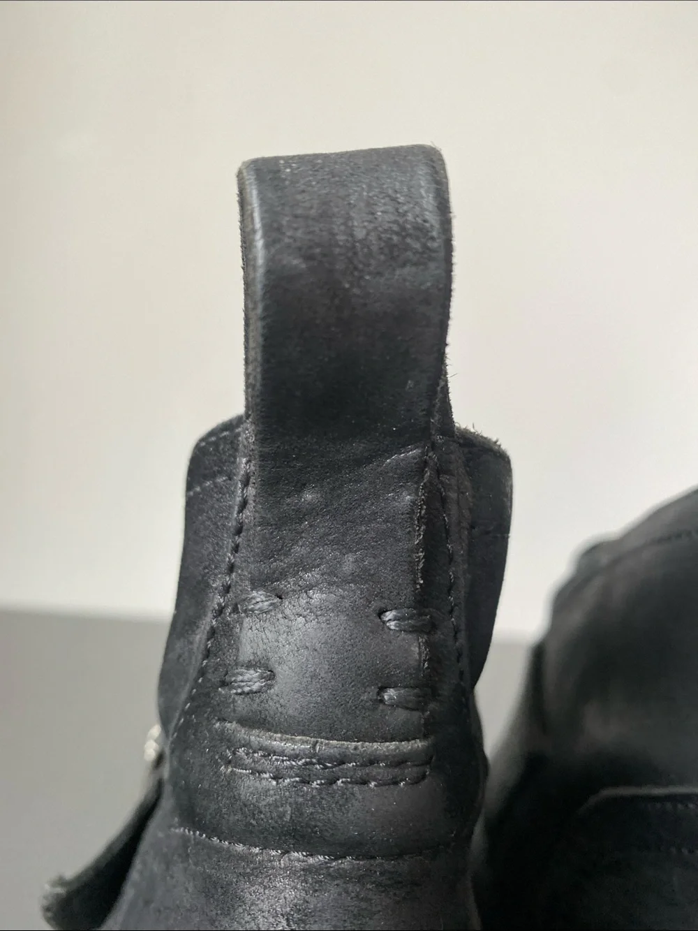 John Fluevog East End Porter ankle boots Sz 8 Buckle Unique Heels Edgy Boho Goth